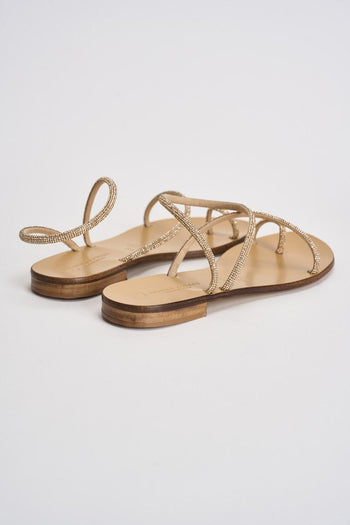 Sandali donna gioiello oro - 6