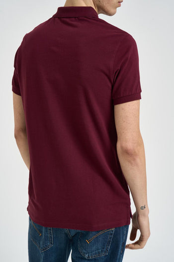 Polo uomo bordeaux - 3