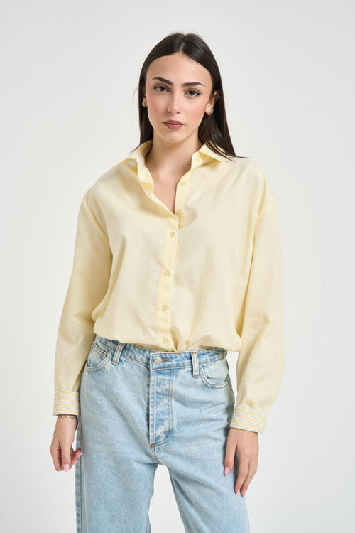 Camicia donna gialla